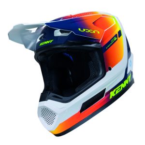 Kenny Racing MOTOCROSS/ENDURO Performance ERT Graphic NAVY Orange Racing SPE Helmet - Blue/Orange