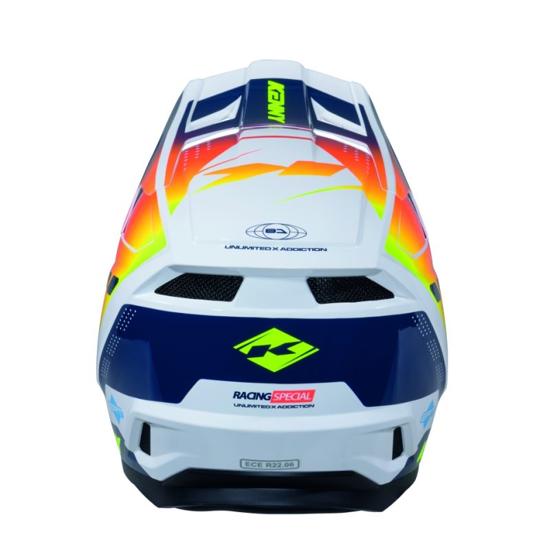 Kenny Racing MOTOCROSS/ENDURO Performance ERT Graphic NAVY Orange Racing SPE Helmet - Blue/Orange