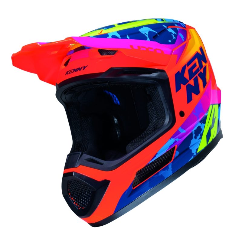 Kenny Racing MOTOCROSS/ENDURO Performance ERT Graphic + Socal Helmet - Orange/Blue