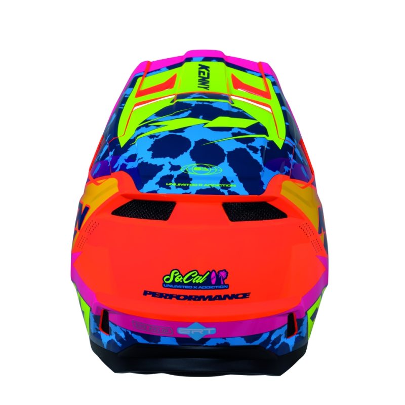 Kenny Racing MOTOCROSS/ENDURO Performance ERT Graphic + Socal Helmet - Orange/Blue