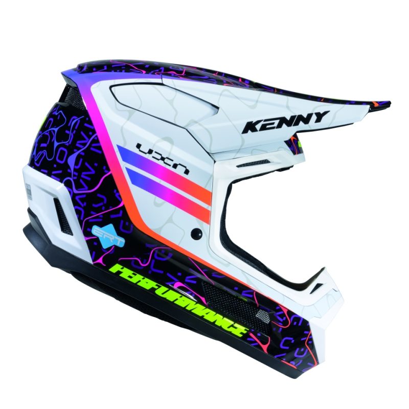 Kenny Racing MOTOCROSS/ENDURO Performance ERT Graphic + WAVE Helmet - Black/White