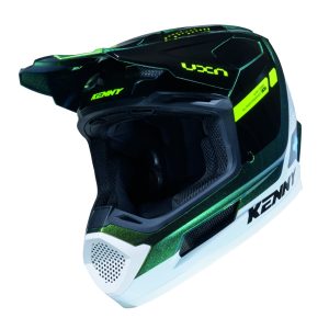 Kenny Racing MOTOCROSS/ENDURO Performance ERT Graphic Green Diamond Racing SPE Helmet - Zieolny/Black/White