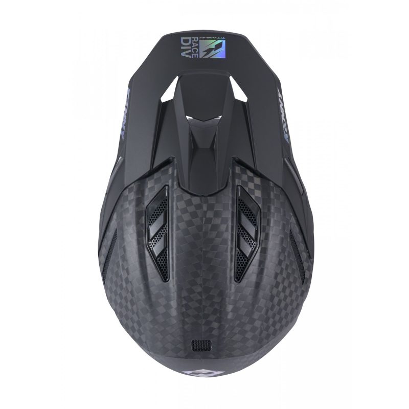 Kenny Racing MOTOCROSS/ENDURO Titanium BIG Carbon MATT Holographic Helmet - Black