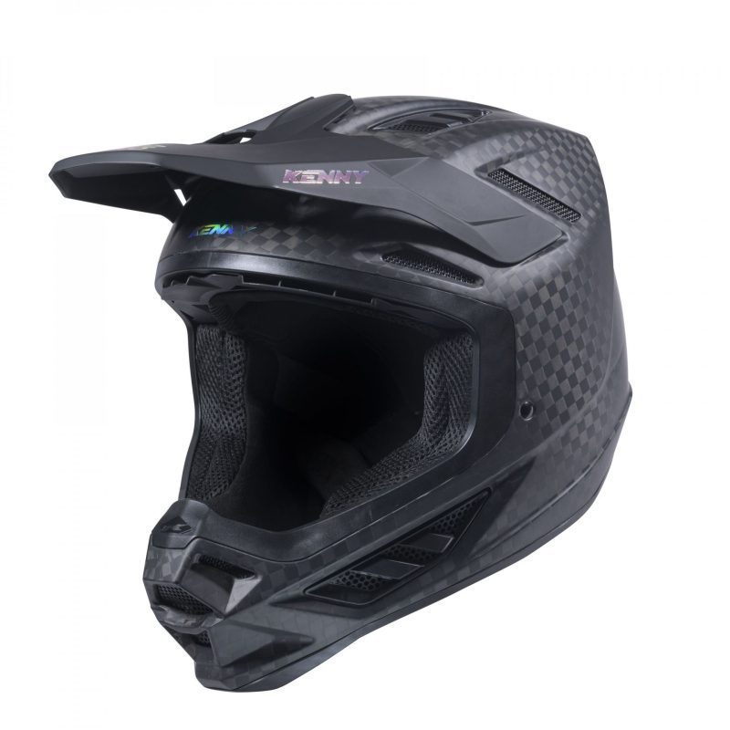 Kenny Racing MOTOCROSS/ENDURO Titanium BIG Carbon MATT Holographic Helmet - Black