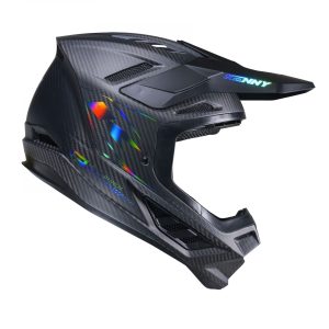 Kenny Racing MOTOCROSS/ENDURO Titanium Carbon MATT Holographic Helmet - Black