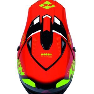 Kenny Racing MOTOCROSS/ENDURO Track Graphic Focus Helmet - Red/Black/Yellow