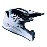 Kenny Racing Track Graphic Focus Helmet 1 Kenny Racing MOTOCROSS/ENDURO Track Graphic Focus Helmet - Black/White
