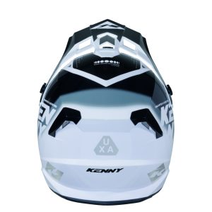 Kenny Racing MOTOCROSS/ENDURO Track Graphic Focus Helmet - Black/White