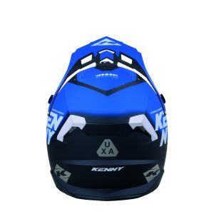Kenny Racing MOTOCROSS/ENDURO Track Graphic Focus Helmet - Blue