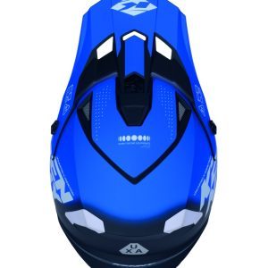 Kenny Racing MOTOCROSS/ENDURO Track Graphic Focus Helmet - Blue