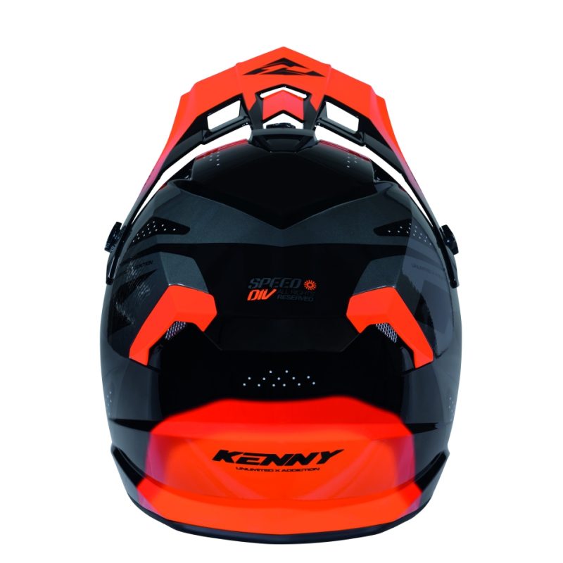 Kenny Racing MOTOCROSS/ENDURO Track Graphic Speed Helmet - Orange/Black