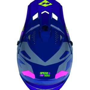 Kenny Racing MOTOCROSS/ENDURO Track Graphic Speed Helmet - Purple/Pink/Yellow