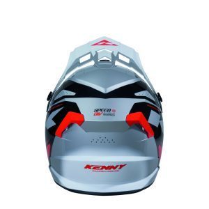 Kenny Racing MOTOCROSS/ENDURO Track Graphic Speed Black RED Helmet - White/Black/Czerowny
