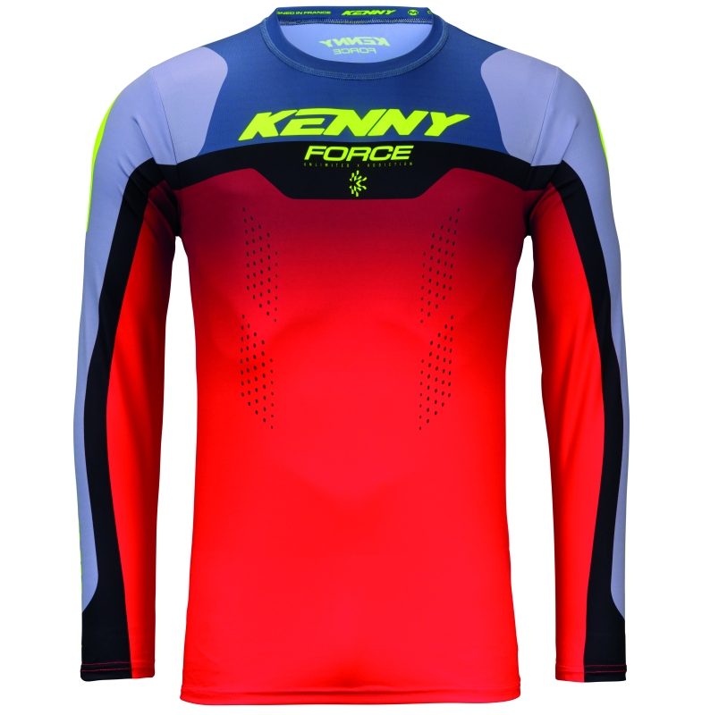 Kenny Racing Motocross JERSEY/ENDURO Force Beach - Red/Grey