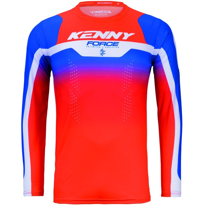 Kenny Racing Motocross JERSEY/ENDURO Force Beach - Orange/Blue