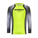 Kenny Racing Motocross JERSEY/ENDURO Force Pixel - White/Fluo Yellow
