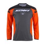 Kenny Racing Force Jersey 1 Kenny Racing Motocross JERSEY/ENDURO Model Force - Grey/Orange/Black