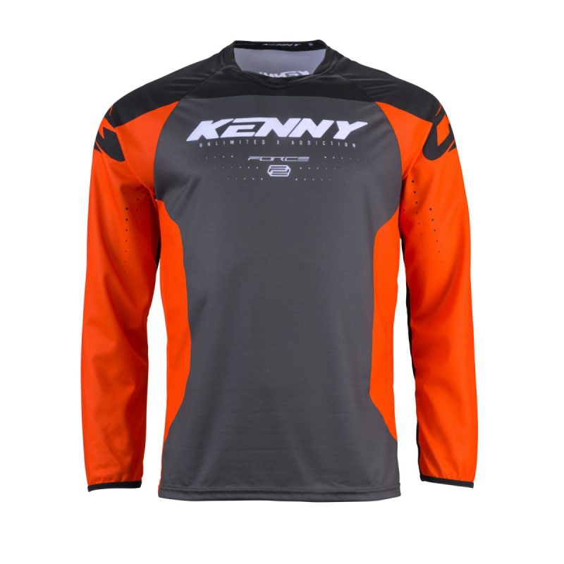 Kenny Racing Motocross JERSEY/ENDURO Model Force - Grey/Orange/Black