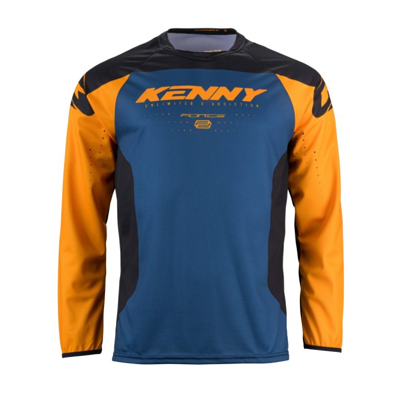 Kenny Racing Motocross JERSEY/ENDURO Model Force Petrol - Blue/Orange/Black