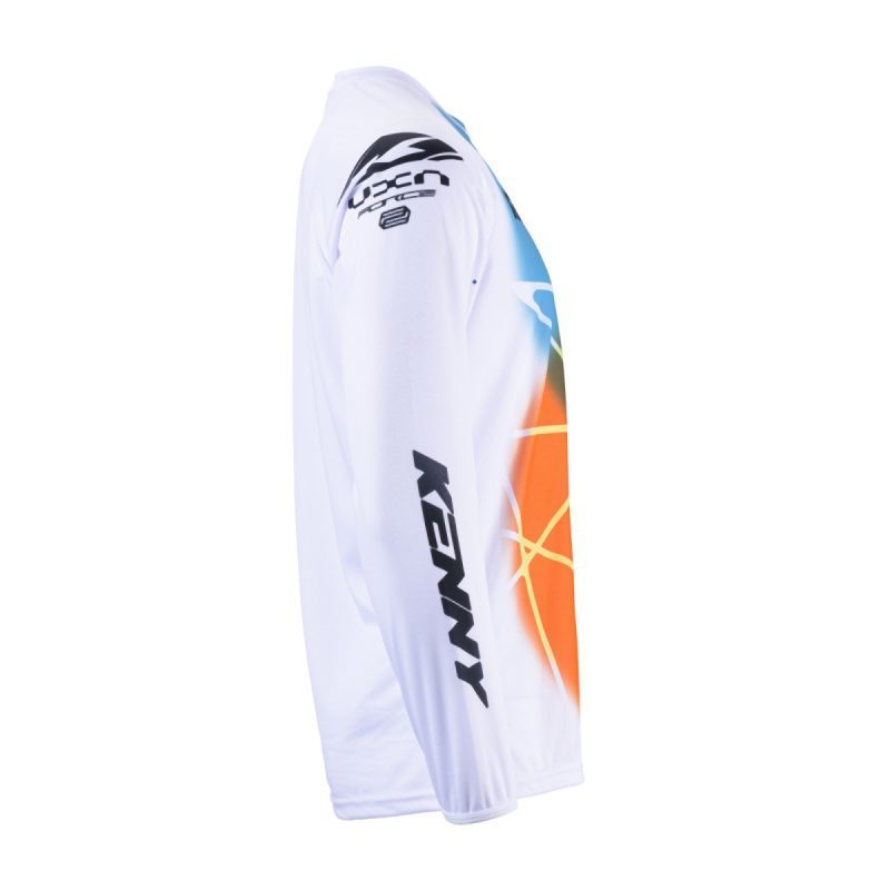 Kenny Racing Motocross JERSEY/ENDURO Model Force Sphere - White/Blue/Orange
