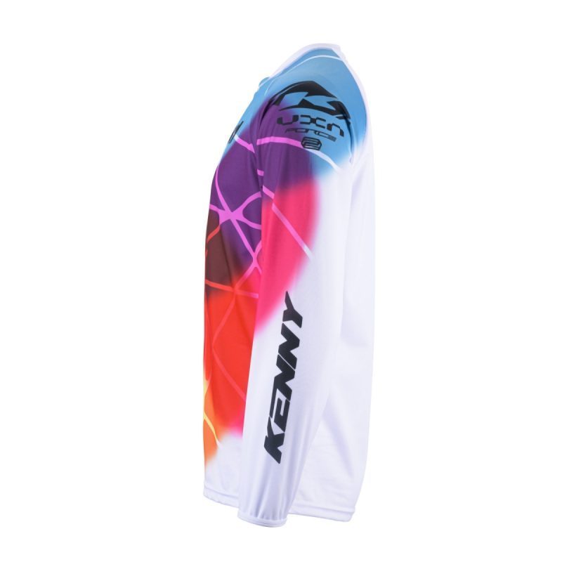 Kenny Racing Motocross JERSEY/ENDURO Model Force Sphere - White/Blue/Orange