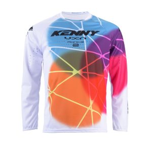 Kenny Racing Motocross JERSEY/ENDURO Model Force Sphere - White/Blue/Orange