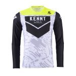 Kenny Racing Performance Stone White Jersey 2 Kenny Racing Motocross JERSEY/ENDURO Model Performance Stone - Grey/Black/Yellow