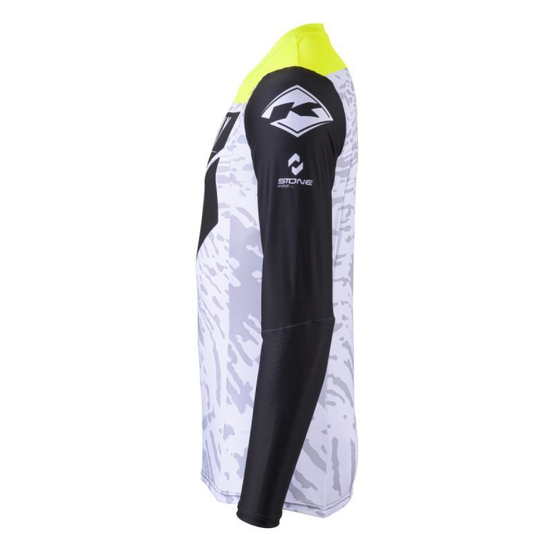 Kenny Racing Motocross JERSEY/ENDURO Model Performance Stone - Grey/Black/Yellow