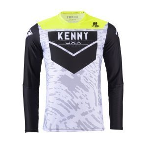 Kenny Racing Motocross JERSEY/ENDURO Model Performance Stone - Grey/Black/Yellow