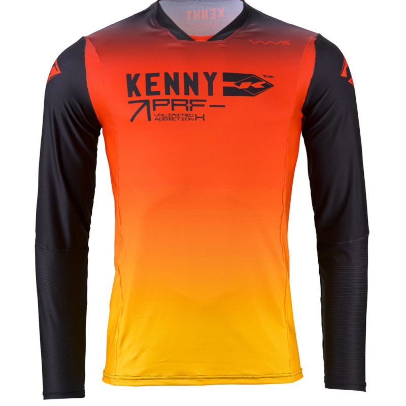 Kenny Racing Motocross JERSEY/ENDURO Model Performance WAVE - Red/Black/Yellow