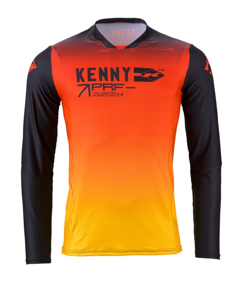 Kenny Racing Motocross JERSEY/ENDURO Model Performance WAVE - Red/Black/Yellow
