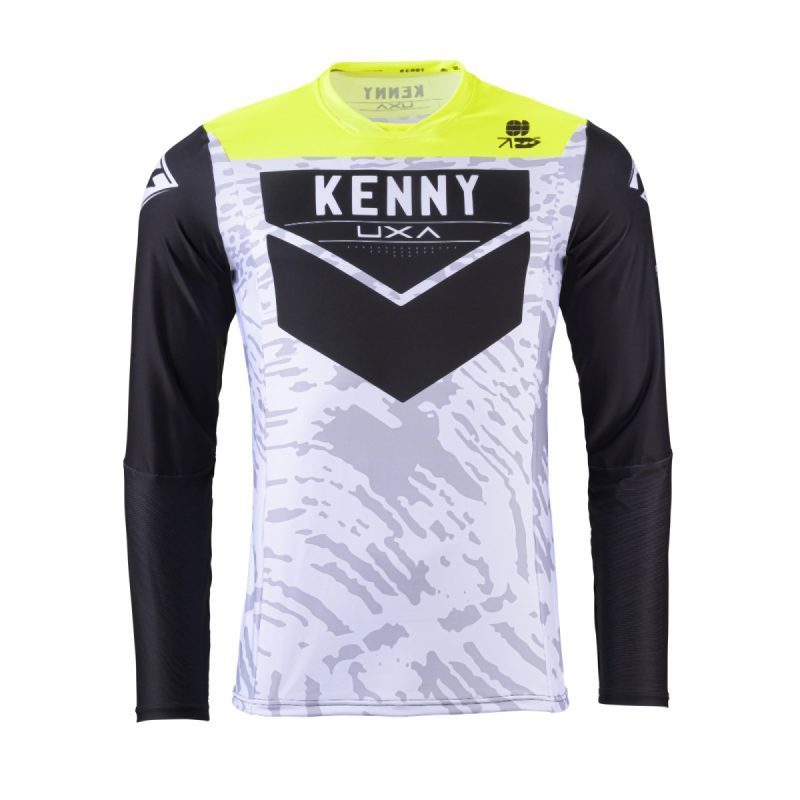 Kenny Racing Motocross JERSEY/ENDURO Model Performance Stone - Grey/Black/Yellow