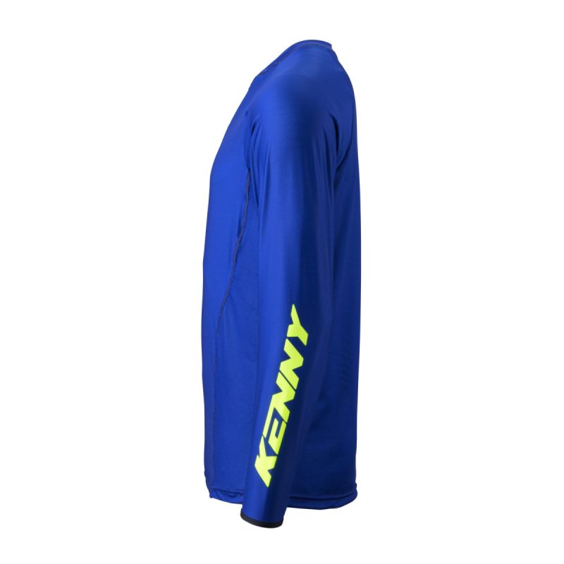 Kenny Racing Motocross JERSEY/ENDURO Model Titanium Solid - Blue/Fluo Yellow