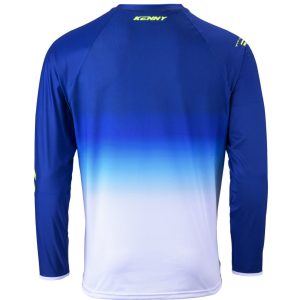 Kenny Racing Motocross JERSEY/ENDURO Model Titanium Premium - Blue/White/Fluo Yellow