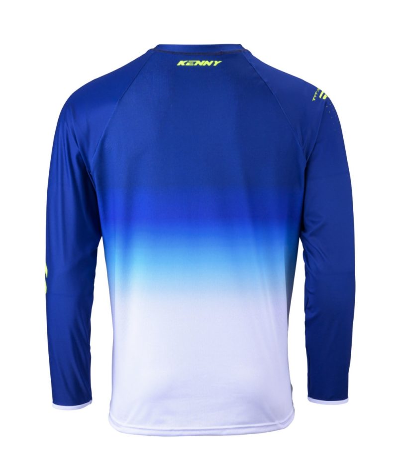 Kenny Racing Motocross JERSEY/ENDURO Model Titanium Premium - Blue/White/Fluo Yellow