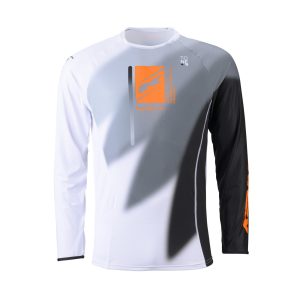 Kenny Racing Motocross JERSEY/ENDURO Model Titanium Tones - White/Grey/Orange