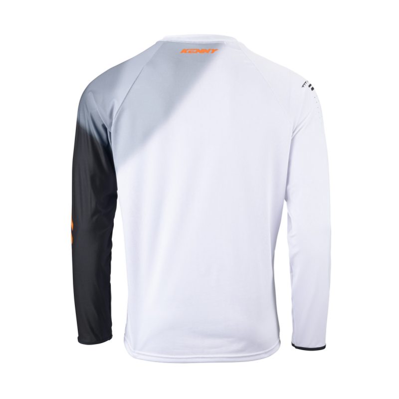 Kenny Racing Motocross JERSEY/ENDURO Model Titanium Tones - White/Grey/Orange
