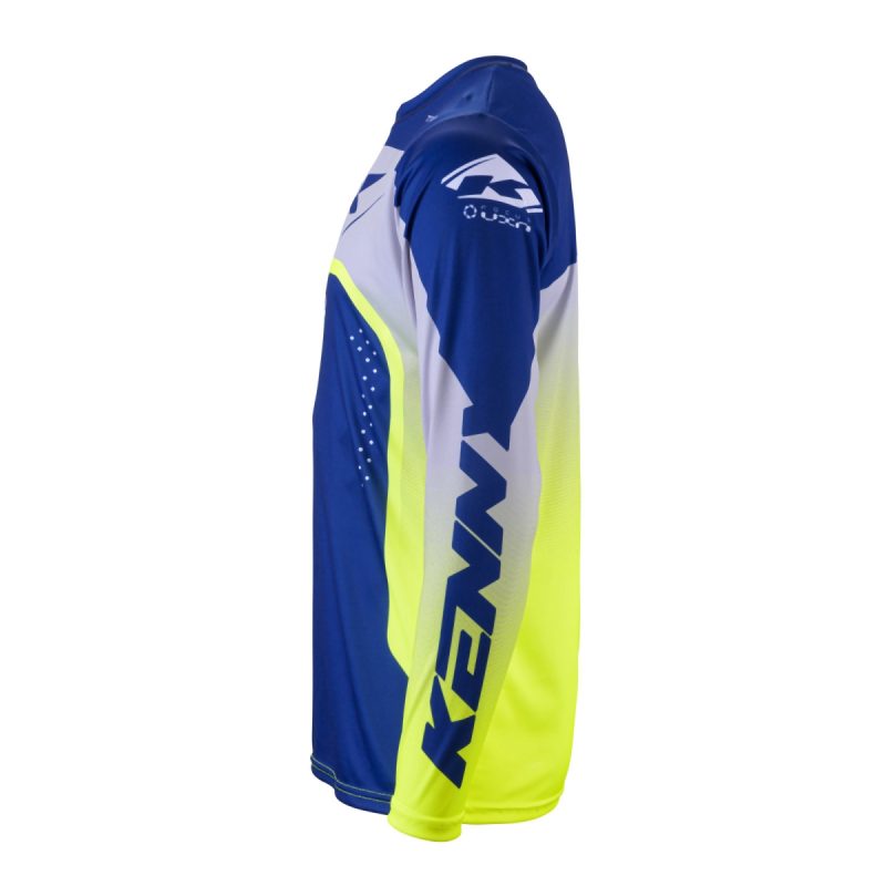 Kenny Racing Motocross JERSEY/ENDURO Model Track Focus - Blue/Grey/Yellow