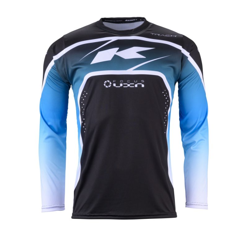 Kenny Racing Motocross JERSEY/ENDURO Model Track Focus - Black/White/Blue