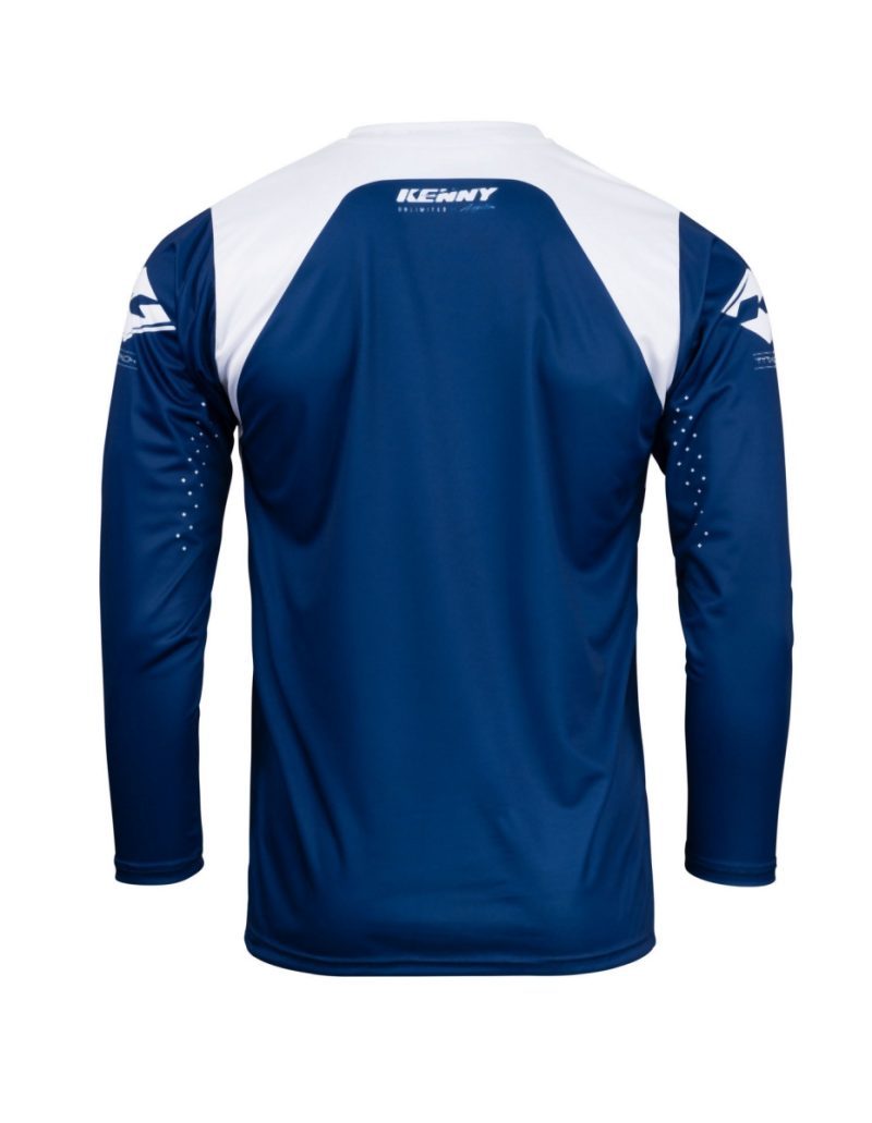 Kenny Racing Motocross JERSEY/ENDURO Model Track RAW - Blue/White
