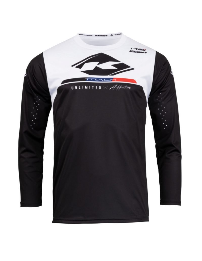 Kenny Racing Motocross JERSEY/ENDURO Model Track Youth RAW - Black/White