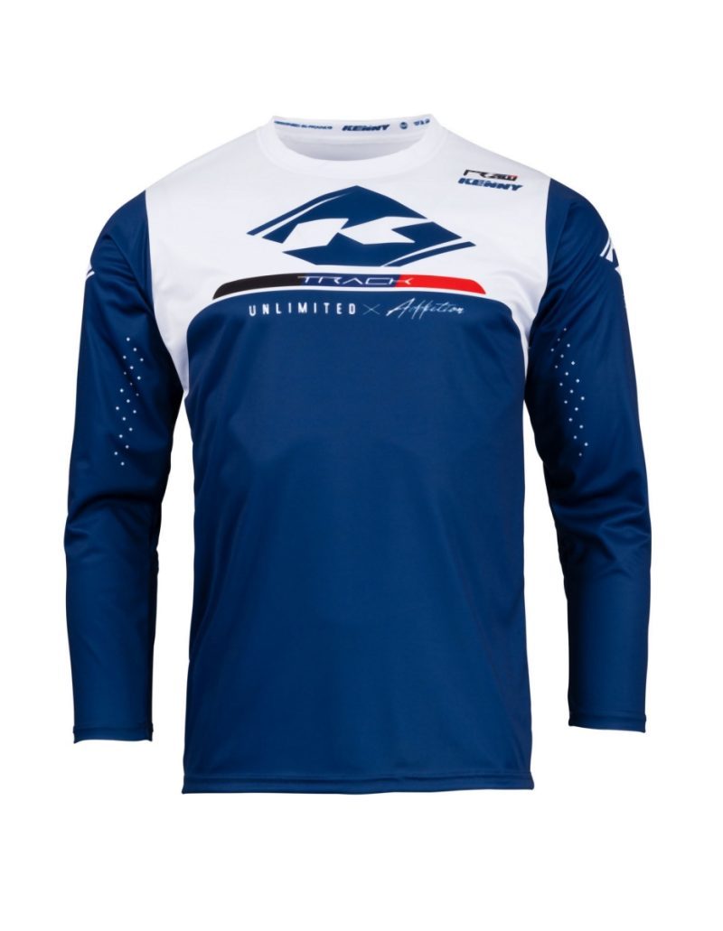 Kenny Racing Motocross JERSEY/ENDURO Model Track RAW - Blue/White