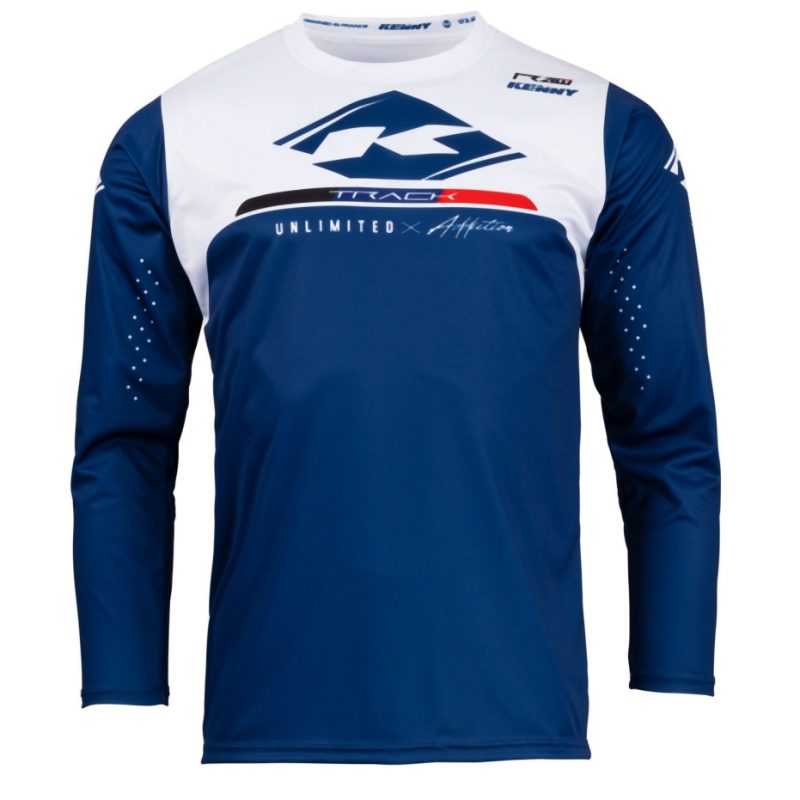 Kenny Racing Motocross JERSEY/ENDURO Model Track RAW - Blue/White