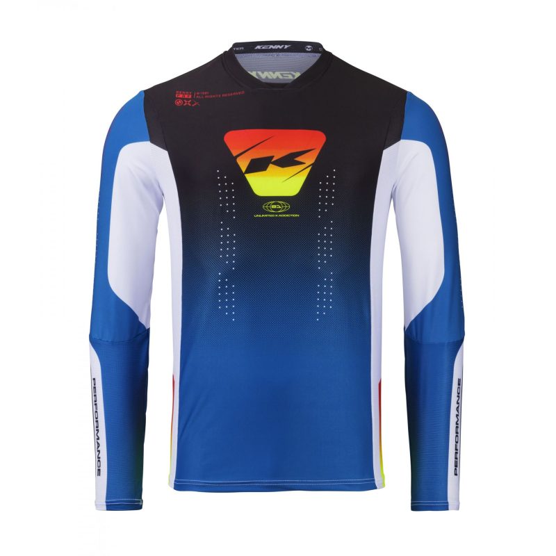 Kenny Racing Motocross JERSEY/ENDURO Performance Gradient - Blue