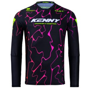 Kenny Racing Motocross JERSEY/ENDURO Performance Youth/DZECIECE WAVE - Black