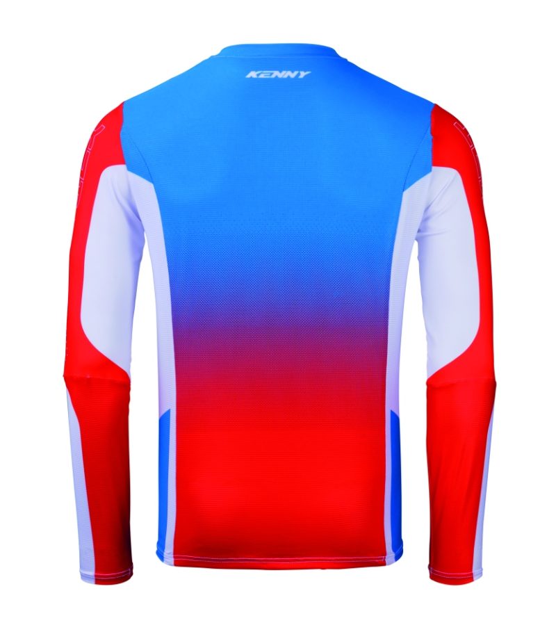 Kenny Racing Motocross JERSEY/ENDURO Performance Patriot - Blue/Czerowny/White