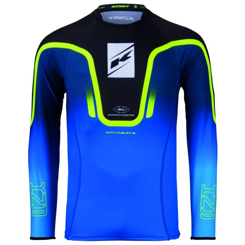 Kenny Racing Motocross JERSEY/ENDURO Titanium Gradient - Blue