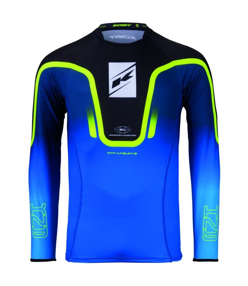 Kenny Racing Motocross JERSEY/ENDURO Titanium Gradient - Blue
