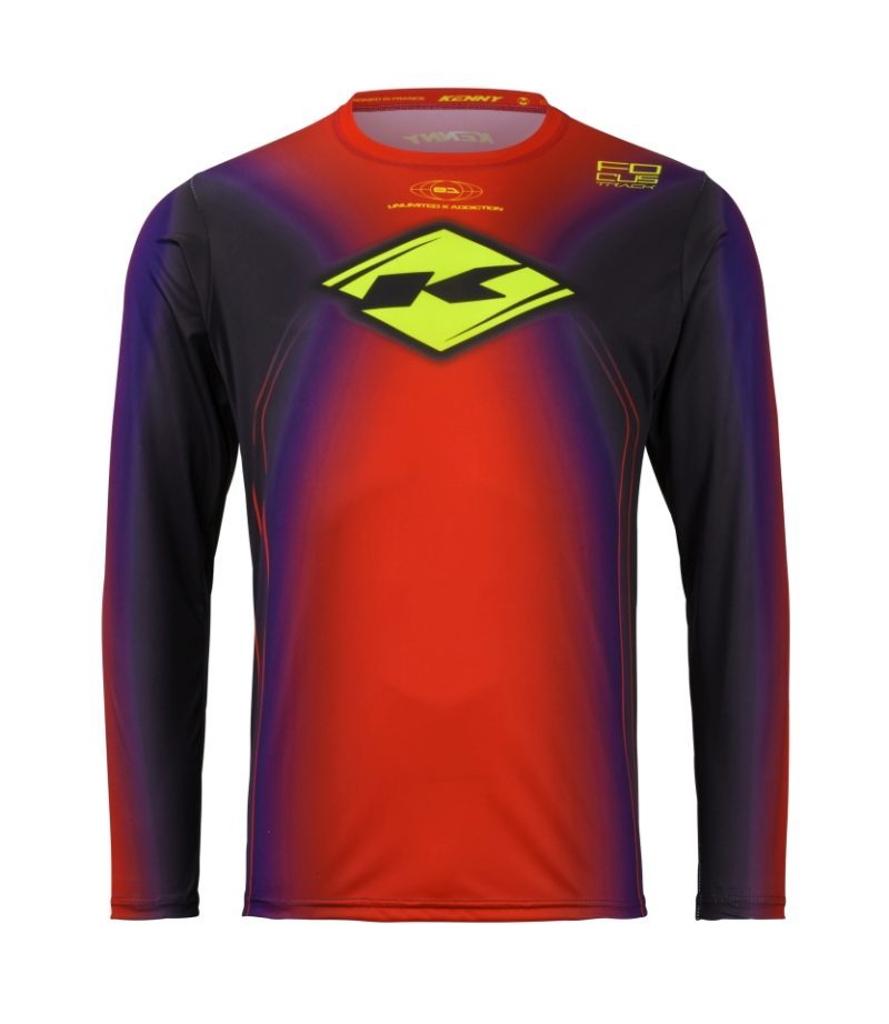 Kenny Racing Motocross JERSEY/ENDURO Track Youth/DZECIECE Focus - Red