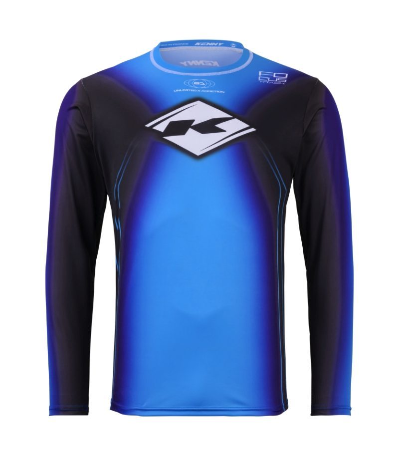 Kenny Racing Motocross JERSEY/ENDURO Track Youth/DZECIECE Focus - Blue